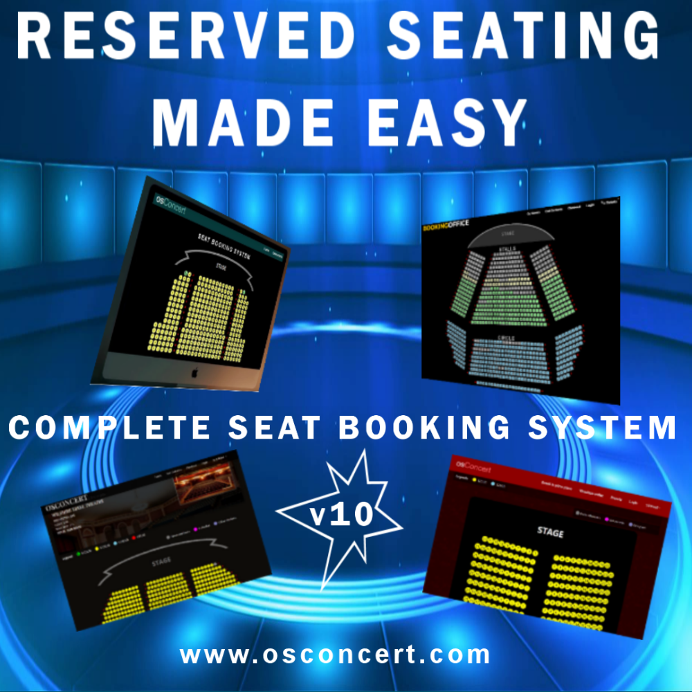 osConcert Seat Booking Software