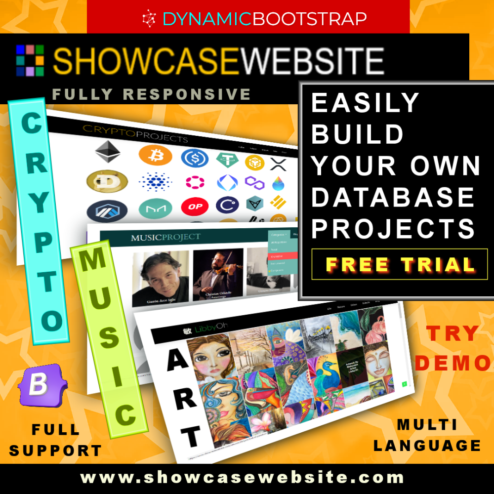 Showcase Website Database Project